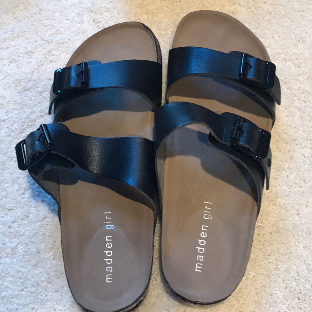 Madden Girl sandals.